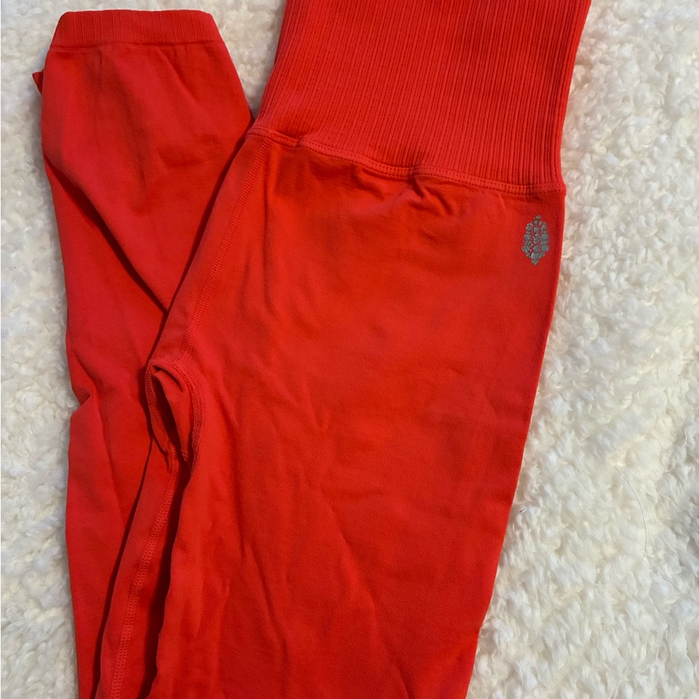 FP Movement by Free People Vibrant Red Leggings
